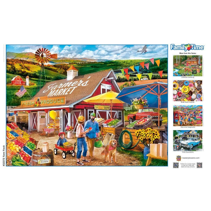 Family Time - Farm Fresh 400 Piece Jigsaw Puzzle - for just $14.99! 