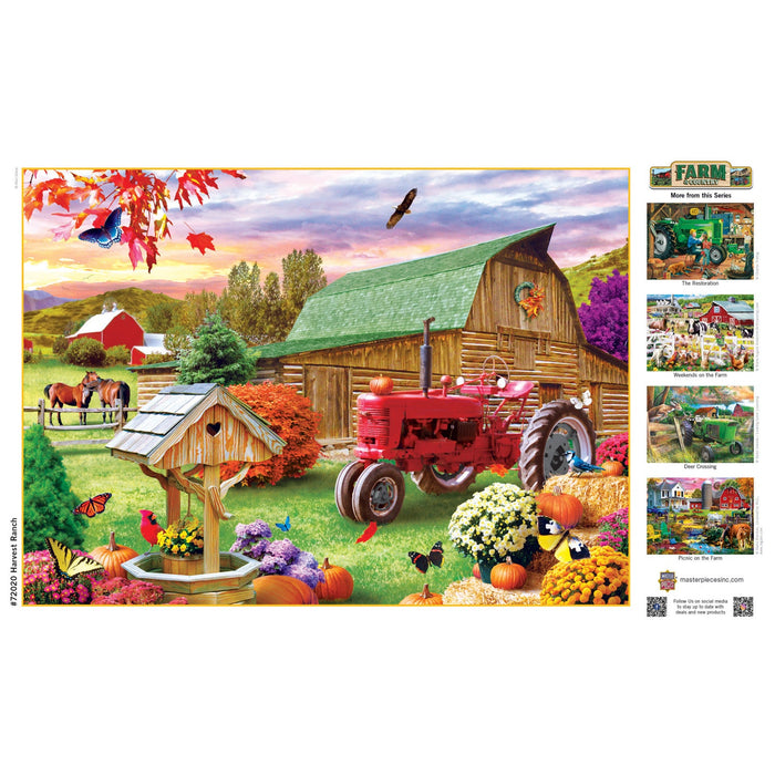 Farm & Country - Harvest Ranch 1000 Piece Jigsaw Puzzle - Just $16.99! Shop now at Retro Gaming of Denver