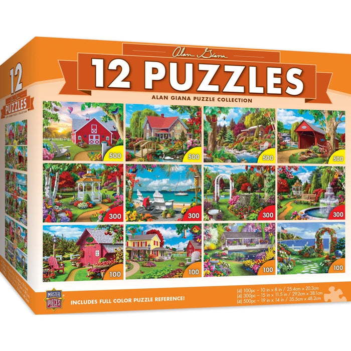 Alan Giana Jigsaw Puzzle Collection - 12-Pack - for just $29.99! 