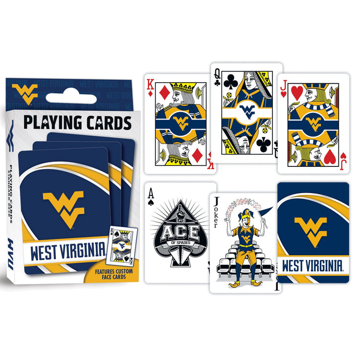 West Virginia Mountaineers Playing Cards - 54 Card Deck - Just $6.99! Shop now at Retro Gaming of Denver