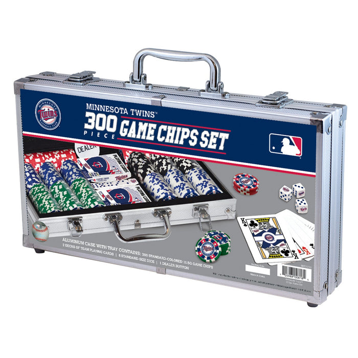 Minnesota Twins 300 Piece Poker Set - Just $124.99! Shop now at Retro Gaming of Denver