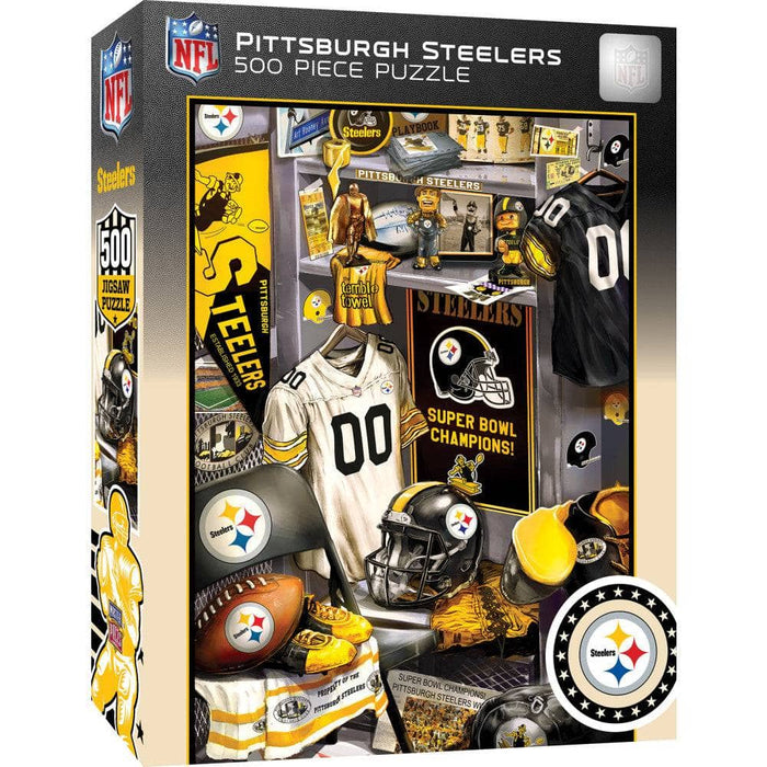 Pittsburgh Steelers - Locker Room 500 Piece Jigsaw Puzzle - for just $16.99! 