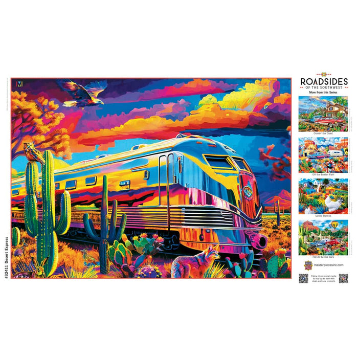 Roadsides of the Southwest - Desert Express 500 Piece Jigsaw Puzzle - for just $14.99! 