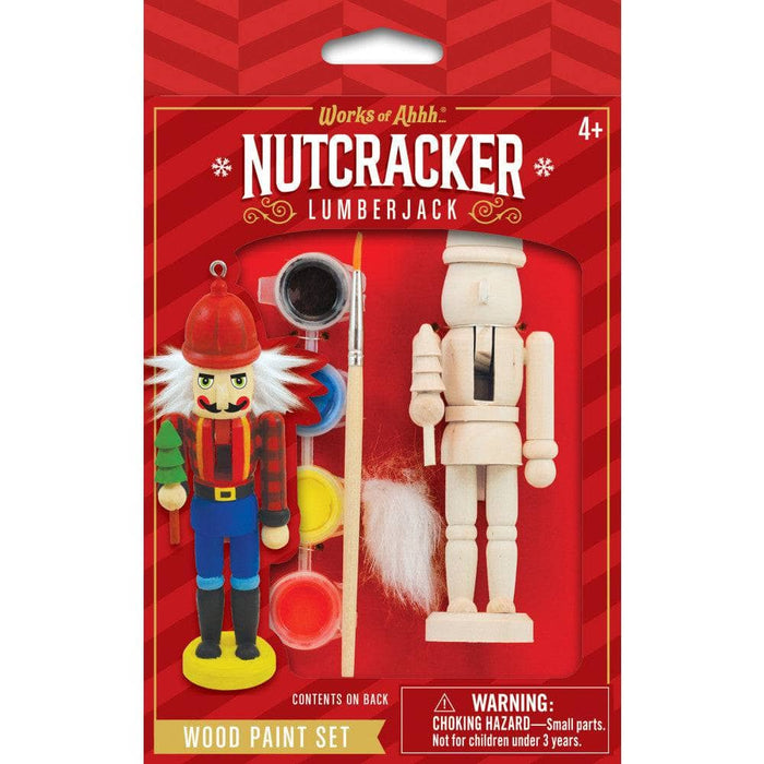 Nutcracker Lumberjack Ornament Wood Paint Kit - for just $7.99! 