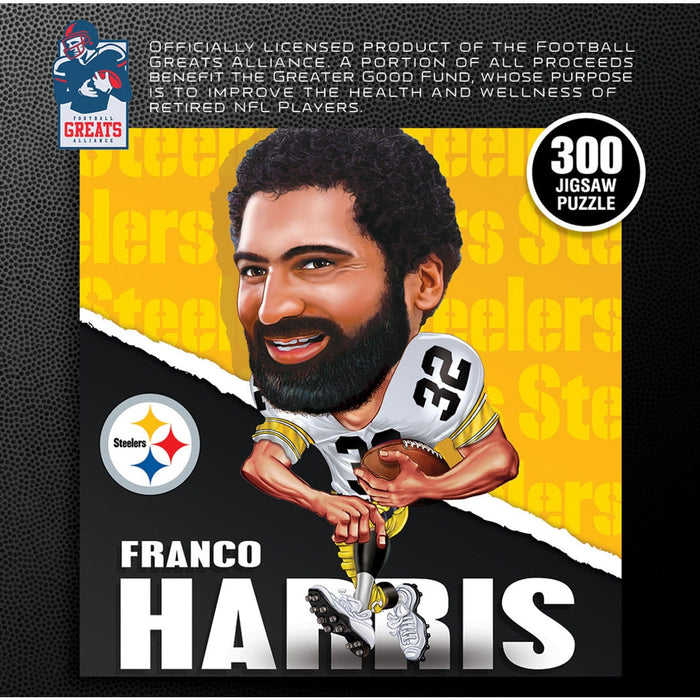Pittsburgh Steelers All-Time Greats - Franco Harris 300 Piece Jigsaw Puzzle - for just $9.99! 