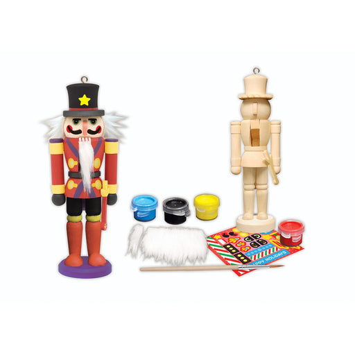 Nutcracker Soldier Ornament Wood Paint Kit - Just $7.99! Shop now at Retro Gaming of Denver