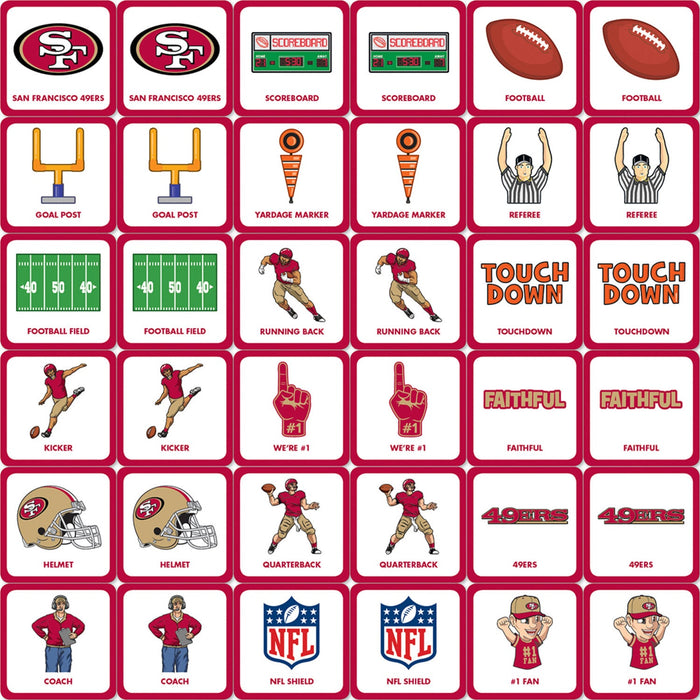 San Francisco 49ers Matching Game - Just $12.99! Shop now at Retro Gaming of Denver