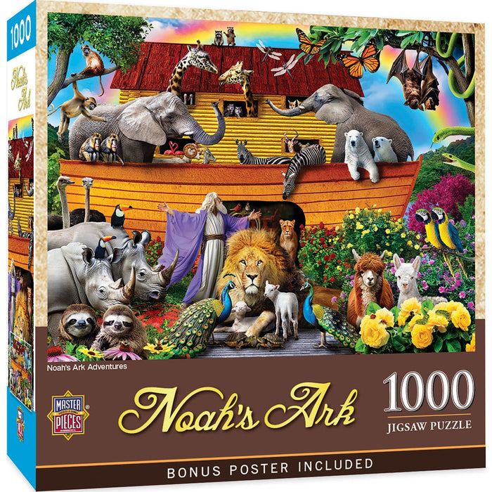 Inspirational - Noah's Ark Adventures 1000 Piece Jigsaw Puzzle - for just $12.99! 