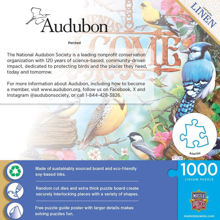 Audubon - Perched 1000 Piece Jigsaw Puzzle - for just $12.99! 
