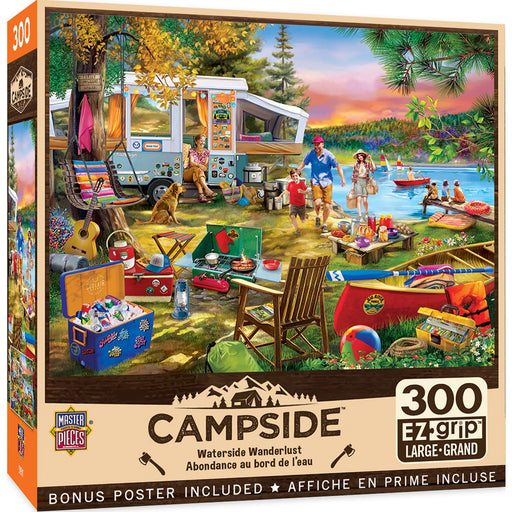 Campside - Waterslide Wanderlust 300 Piece EZ Grip Jigsaw Puzzle - Just $14.99! Shop now at Retro Gaming of Denver