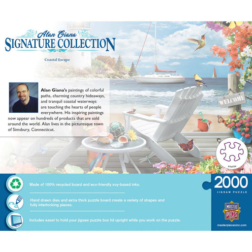 Signature Collection - Coastal Escape 2000 Piece Jigsaw Puzzle - Just $24.99! Shop now at Retro Gaming of Denver