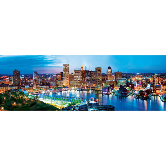 Baltimore, Maryland 1000 Piece Panoramic Jigsaw Puzzle - Just $19.99! Shop now at Retro Gaming of Denver