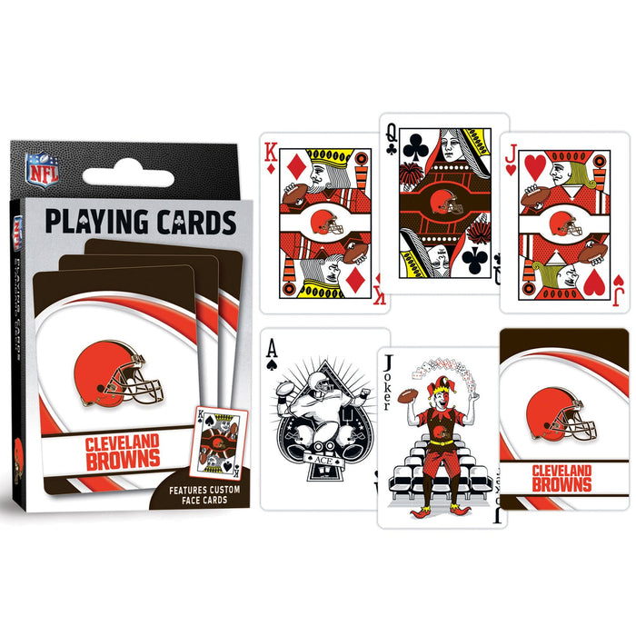 Cleveland Browns Playing Cards - 54 Card Deck - Just $6.99! Shop now at Retro Gaming of Denver