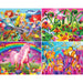 Glow in the Dark 100 Piece Jigsaw Puzzles - 4-Pack V1 - for just $14.99! 