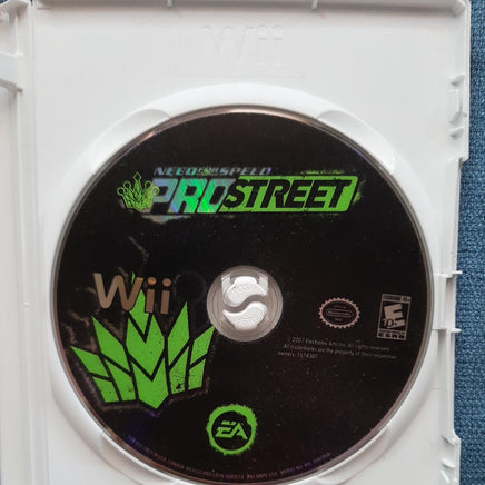 Disc View of Need For Speed Prostreet for Wii