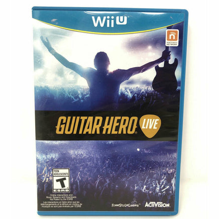 Front cover view of Guitar Hero Live for Wii U