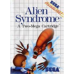 Front cover view of Alien Syndrome -  Sega Master System