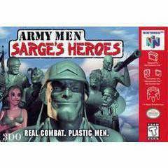 Front cover view of Army Men Sarge's Heroes for N64