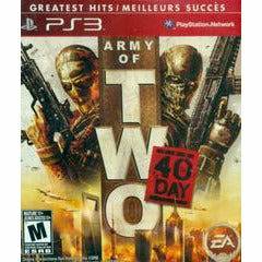 Front cover view of Army Of Two: The 40th Day [Greatest Hits] for PlayStation 3