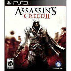 Front cover view of Assassin's Creed II for PlayStation 3