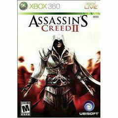 Front cover view of Assassin's Creed II for Xbox 360