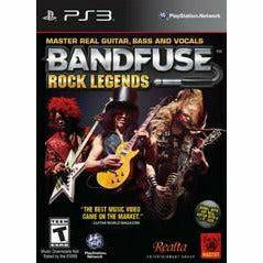 Front cover view of BandFuse: Rock Legends for PlayStation 3