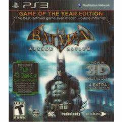 Batman: Arkham Asylum [Game Of The Year] - PlayStation 3 - Premium Video Games - Just $9.99! Shop now at Retro Gaming of Denver