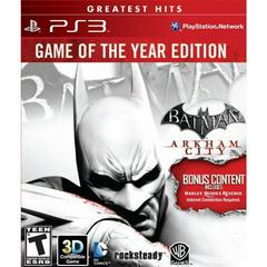 Front cover view of Batman: Arkham City [Game Of The Year Greatest Hits] for PlayStation 3