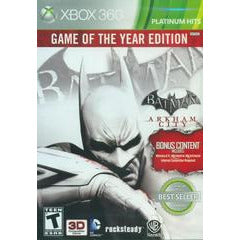 Batman: Arkham City [Game Of The Year Platinum Hits] - Xbox 360 - Just $7.99! Shop now at Retro Gaming of Denver