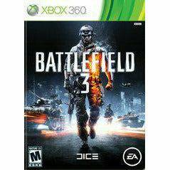 Front cover view of Battlefield 3 for Xbox 360