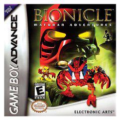 Front cover view of Bionicle Matoran Adventures for GameBoy Advance