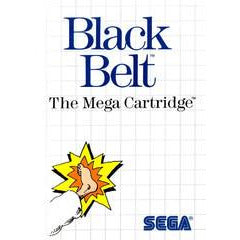 Front cover view of Black Belt - Sega Master System