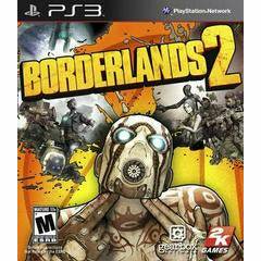 Front cover view of Borderlands 2 for PlayStation 3