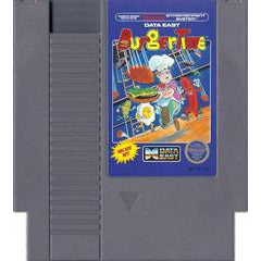 Top cartridge view of Burgertime - NES