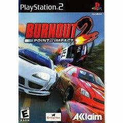 Front cover view of Burnout 2 Point Of Impact for PlayStation 2