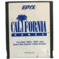 Front cover view of California Games - Atari 2600