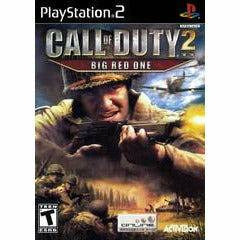Front cover view of Call Of Duty 2 Big Red One for PlayStation 2