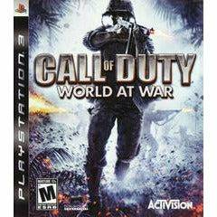 Front cover view of Call Of Duty World At War for PlayStation 3