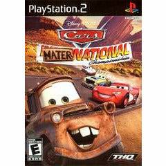 Front cover view of Cars Mater-National Championship for PlayStation 2