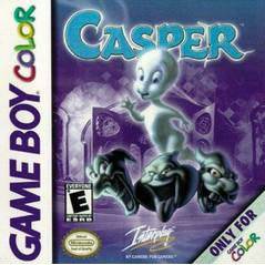 Front cover view of Casper for GameBoy Color