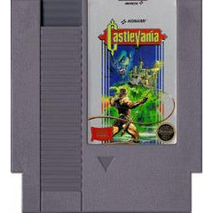 Front cartridge view of Castlevania  - NES