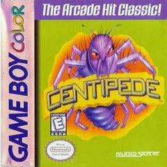 Front cover view of Centipede for GameBoy Color
