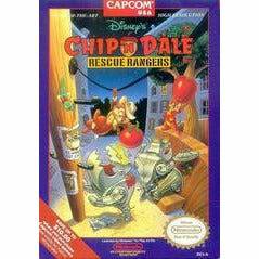 Front cover view of Chip And Dale Rescue Rangers for NES