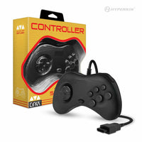 Black Controller Compatible With Sega Saturn™