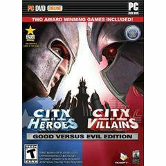 Front cover view of City Of Heroes And City Of Villain's: Good Versus Evil Edition for PC