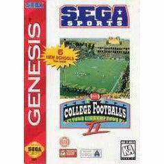 Front cover view of College Football's National Championship II for Sega Genesis