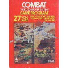 Front cover view of Combat for Atari 2600