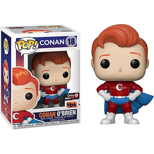 Conan O'Brien Superhero Exclusive Pop! Vinyl Figure #18 - Premium Dolls, Playsets & Toy Figures - Just $8.97! Shop now at Retro Gaming of Denver