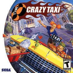 Front cover view of Crazy Taxi - Sega Dreamcast