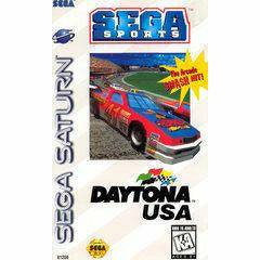 Front cover view of Daytona USA for Sega Saturn